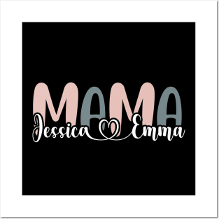 Jessica Emma Mother's girl Mom Mimi Gigi Aunt family Posters and Art
